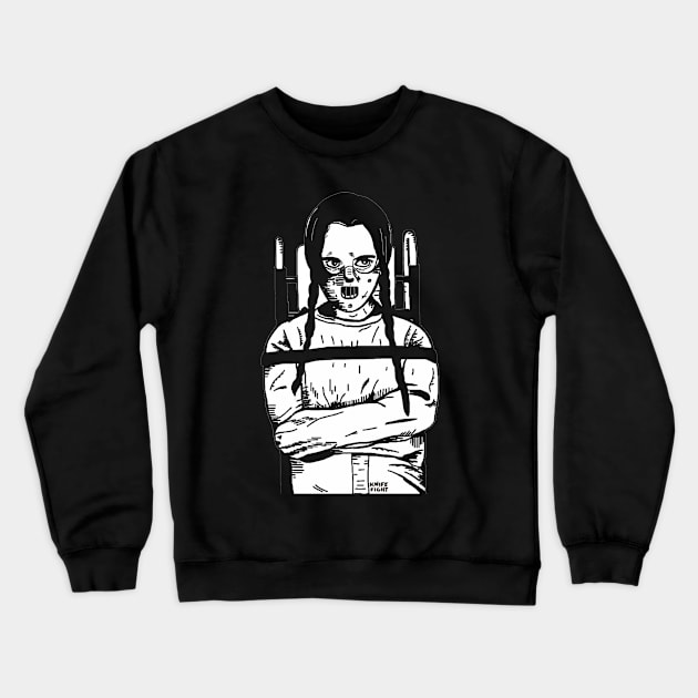 Wednesday H. Lecter Crewneck Sweatshirt by KnifeFightTX